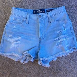 Hollister High-Rise Ripped Mom Shorts